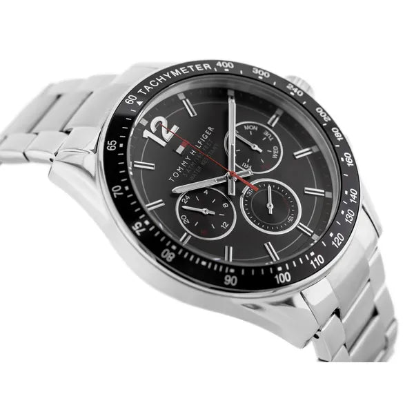 Tommy Hilfiger Luke férfi karóra, quartz, acél, 45 mm, ezüst