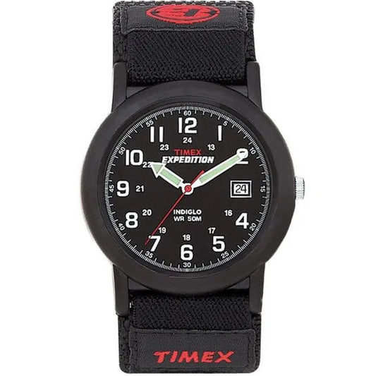 Timex Expedition Camper férfi karóra, 38 mm, fekete, WR100, kvarc
