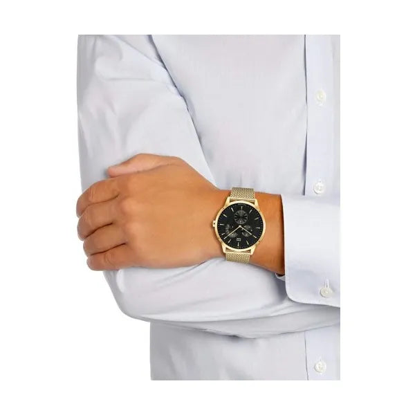 Tommy Hilfiger Brad férfi karóra arany nemesacél 45 mm kvarc
