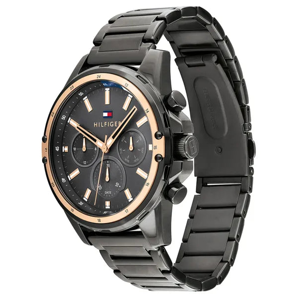 Tommy Hilfiger Mason 1791790 férfi rozsdamentes acél grafit karóra 45 mm