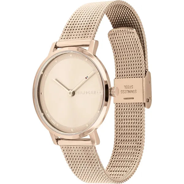 Tommy Hilfiger Pippa női karóra rosegold, 35 mm, rozsdamentes acél