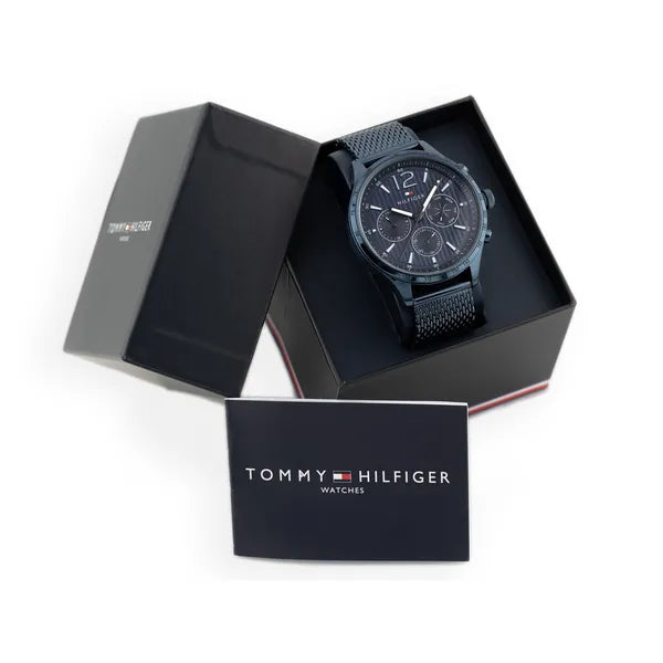 Tommy Hilfiger 1791471 Gavin férfi karóra, quartz, kék, 44 mm