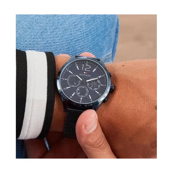Tommy Hilfiger 1791471 Gavin férfi karóra, quartz, kék, 44 mm
