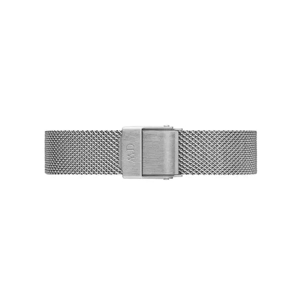Daniel Wellington Petite Sterling női karóra, 28 mm, fekete számlap, ezüst