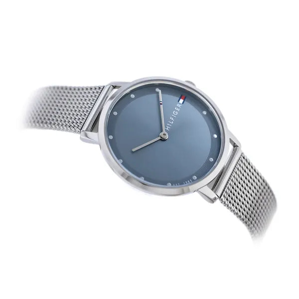 Tommy Hilfiger Pippa női karóra 35 mm, kék számlap, acél szíj