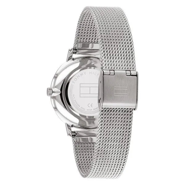 Tommy Hilfiger Pippa női karóra 35 mm, kék számlap, acél szíj