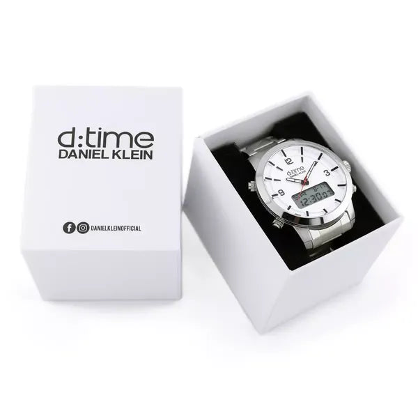 Férfi karóra Daniel Klein D:Time 12641-1, nemesacél, kvarc, WR30