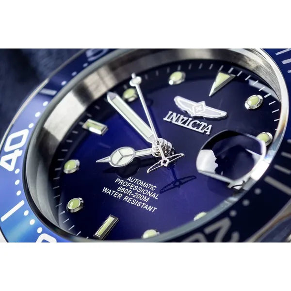 Invicta Pro Diver férfi automata karóra 40 mm, WR200, nemesacél, kék
