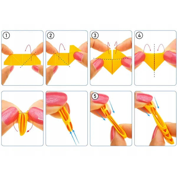 3D origami kakas kreatív készlet – 517 darabos papírmodell 8+ év