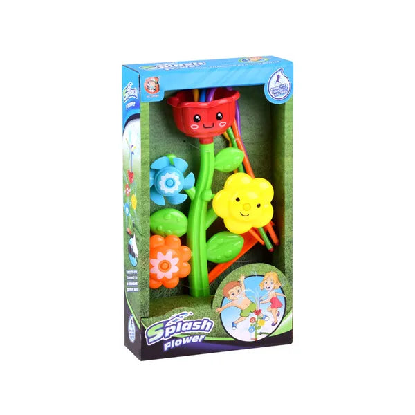 Vidám virágos vízpermetező locsoló gyerekeknek, slagos, 28 cm
