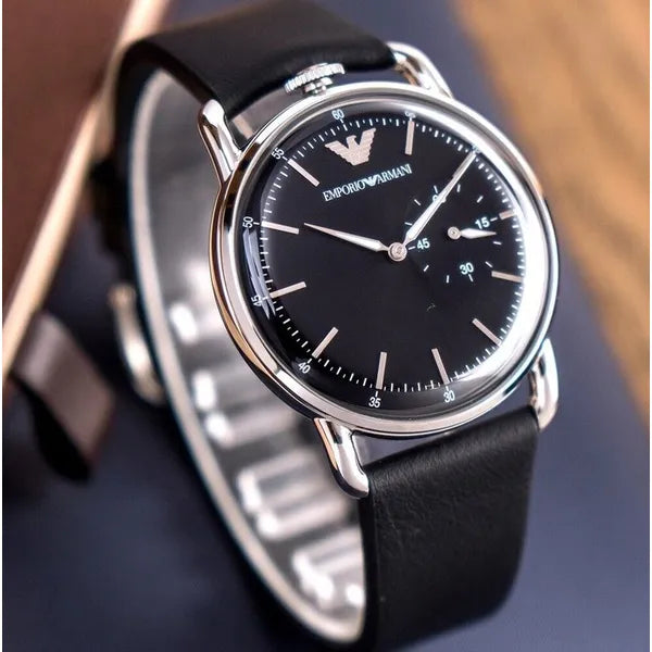 Emporio Armani Aviator AR11336 férfi karóra, 42 mm, bőr, WR50