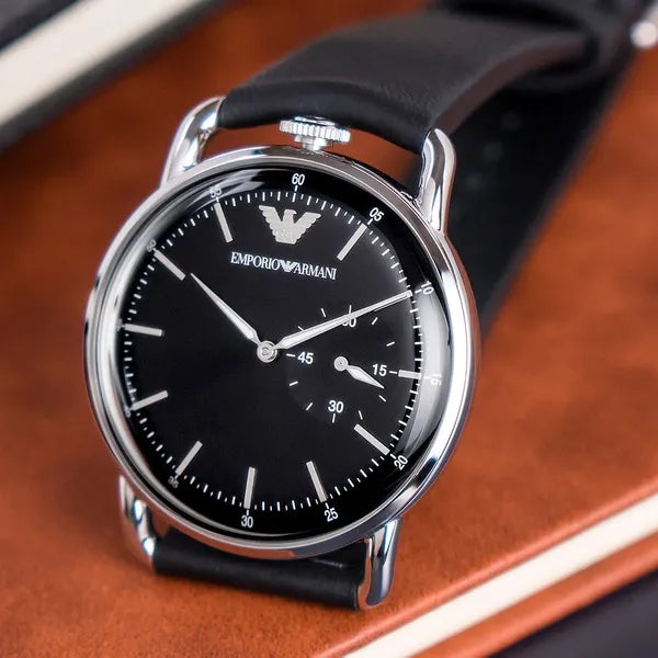 Emporio Armani Aviator AR11336 férfi karóra, 42 mm, bőr, WR50