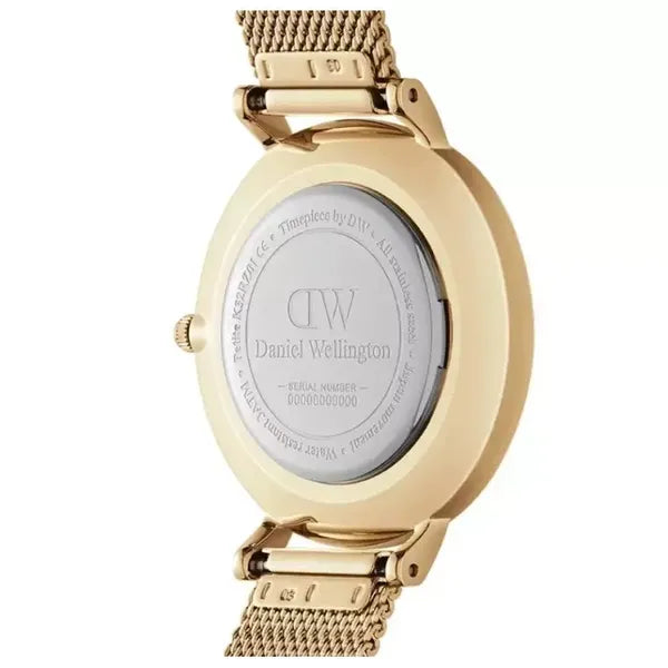 Daniel Wellington Petite Emerald női karóra 28 mm, zöld számlap és arany szíj