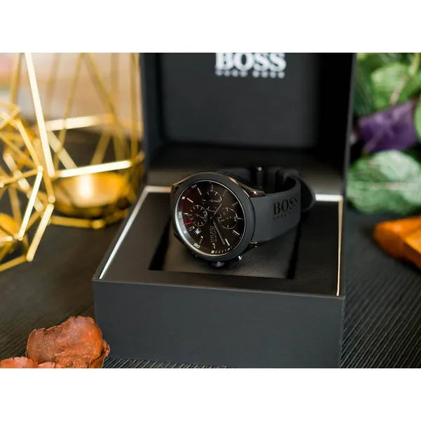 Hugo Boss Velocity 1513720 férfi karóra – fekete, kronográf, 45 mm