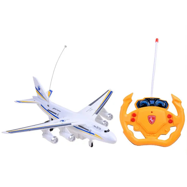 B718 RC távirányítós repülőgép LED fényekkel, 32 cm