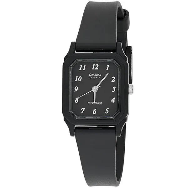 Casio LQ-142-1B női karóra fekete, műanyag szíj, WR30