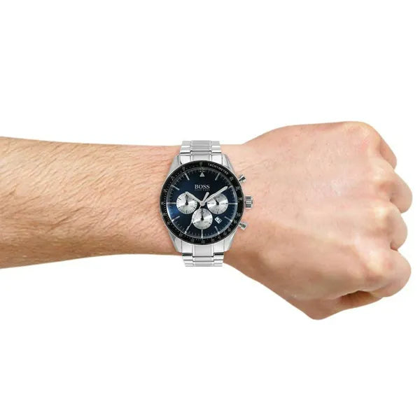 Hugo Boss Trophy 1513630 férfi karóra, 44 mm, kronográf, acél