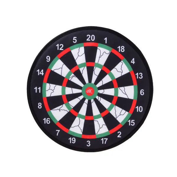 Tépőzáras darts céltábla készlet, 35 cm, labdákkal, nyilakkal, szivacslövedékekkel