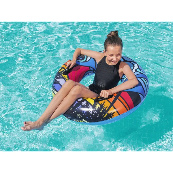 Bestway felfújható úszógumi, 91 cm, 2 fogantyú, PVC, 10+ év