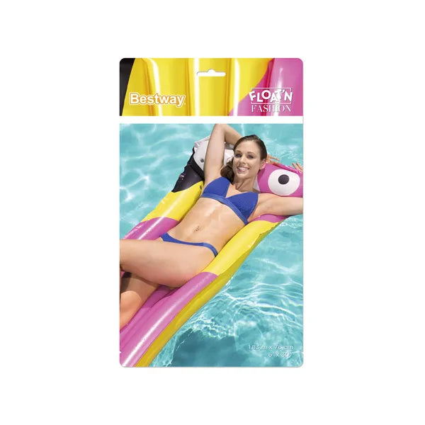 Bestway felfújható flamingó matrac 183×76 cm, 2 légkamrával
