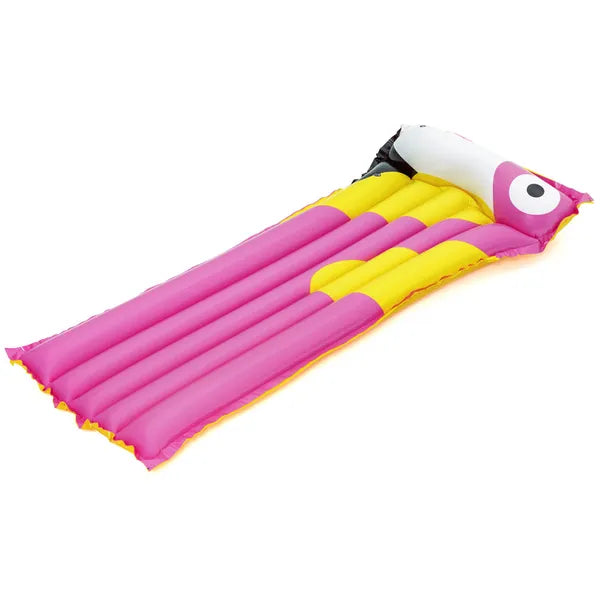 Bestway felfújható flamingó matrac 183×76 cm, 2 légkamrával