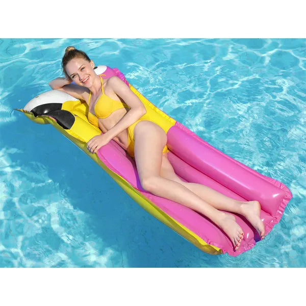 Bestway felfújható flamingó matrac 183×76 cm, 2 légkamrával