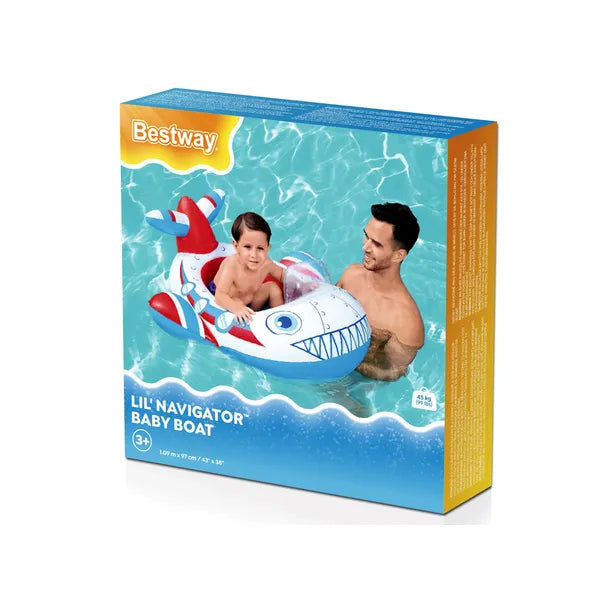 Bestway gyerek felfújható terepjáró csónak kormánykerékkel 92x61 cm