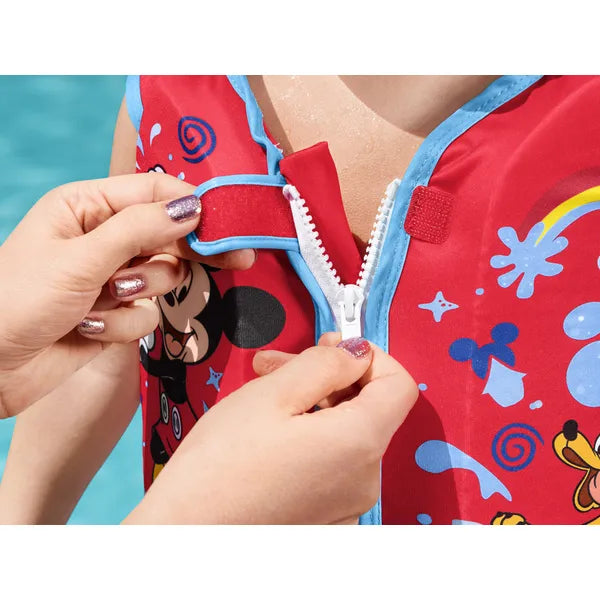Gyerek habszivacs úszómellény S/M (11-19 kg, 1-3 év) Mickey Mouse, UPF50+