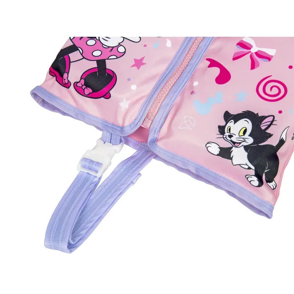 Bestway Minnie úszómellény S/M, 11–19 kg, UPF 50+, habbetéttel
