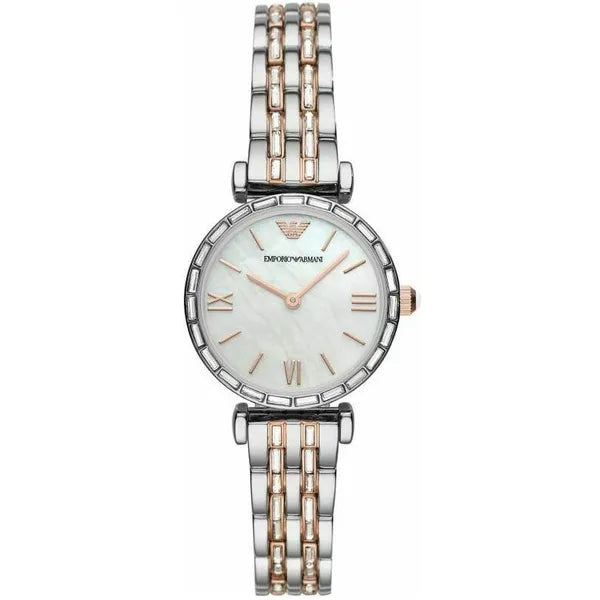 Emporio Armani AR11290 női karóra, rozé-ezüst acél, 28 mm, quartz