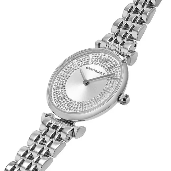 Emporio Armani női karóra AR11445, 32 mm, rozsdamentes acél, ezüst