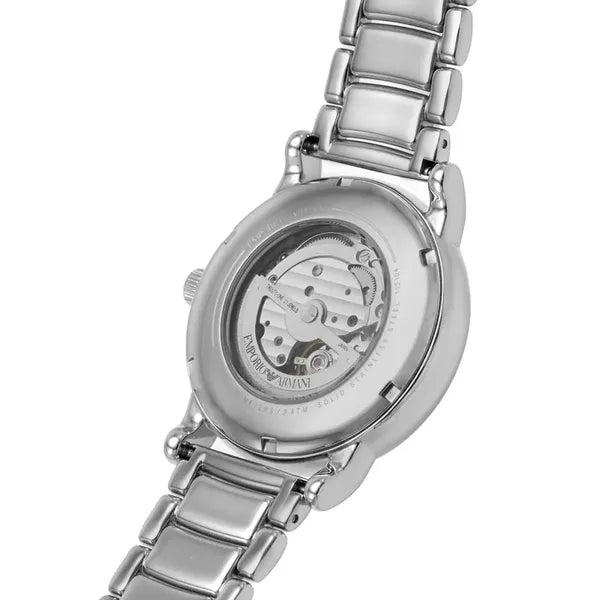 Emporio Armani Luigi AR60036 férfi automata karóra, 43 mm, acél, ezüst