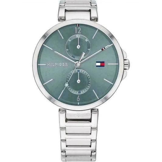 Tommy Hilfiger Angela 1782126 női karóra, 36 mm, ezüst acél, dátum