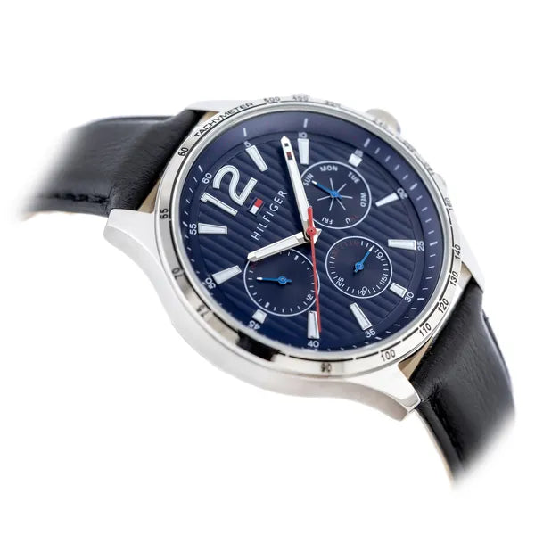 Férfi karóra Tommy Hilfiger 1791468 Gavin, bőr szíj, WR50, kvarc