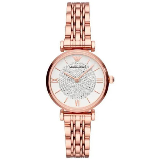 Emporio Armani AR11244 Gianni T-Bar női karóra, rozéarany 36 mm