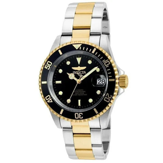 Invicta Pro Diver férfi automata karóra 40 mm, WR200, acél ezüst-arany
