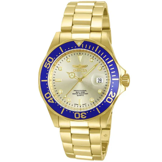 Invicta Pro Diver férfi karóra – 40 mm, WR200, arany rozsdamentes acél