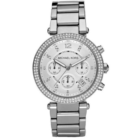 Michael Kors Parker MK5491 női karóra, rozéarany, kronográf WR100