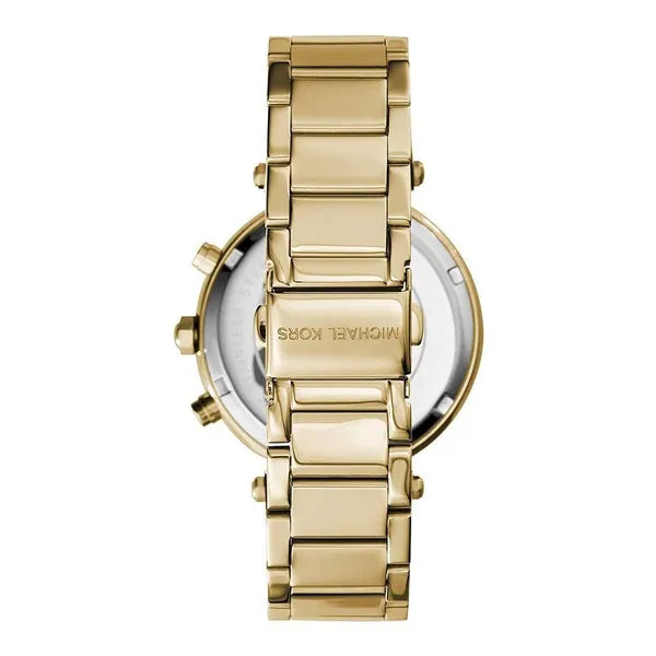 Michael Kors Parker női arany kronográf karóra, 39 mm, 10 ATM