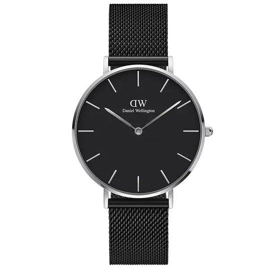 Daniel Wellington Petite Ashfield női karóra 36 mm, fekete-acél, quartz