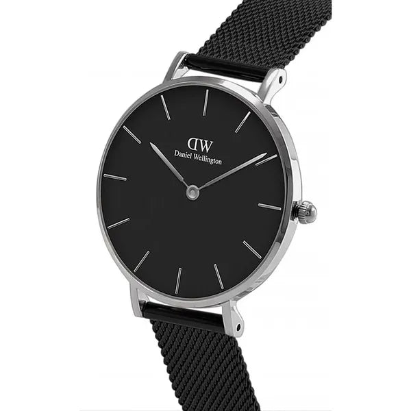 Daniel Wellington Petite Ashfield női karóra 36 mm, fekete-acél, quartz
