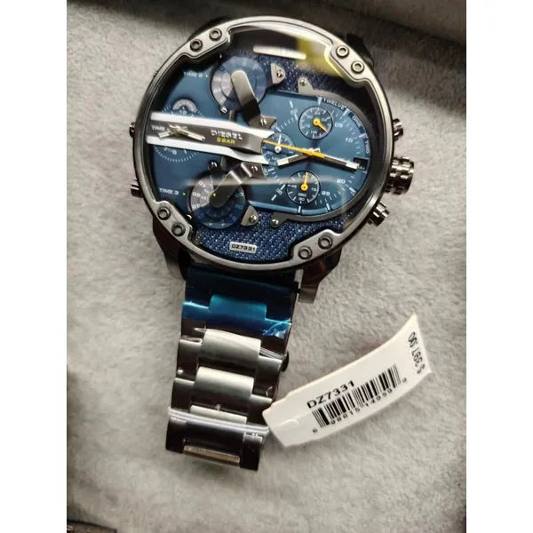 Diesel Mr. Daddy 2.0 DZ7331 férfi karóra, 57mm, szürke rozsdamentes acél