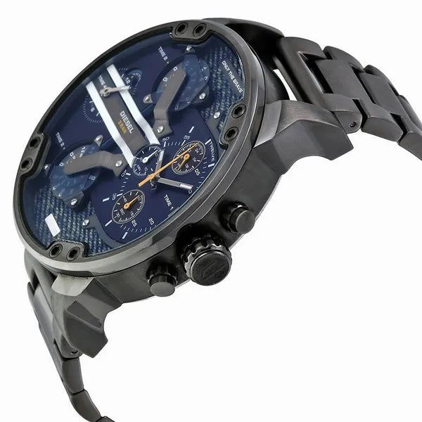Diesel Mr. Daddy 2.0 DZ7331 férfi karóra, 57mm, szürke rozsdamentes acél