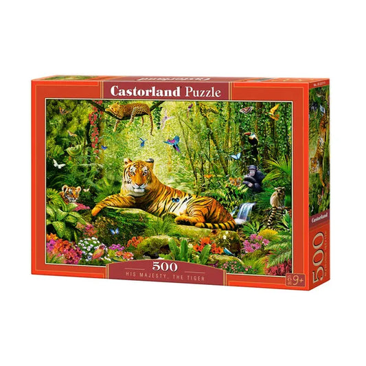 500 darabos puzzle – Őfelsége a Tigris, 47×33 cm kirakó