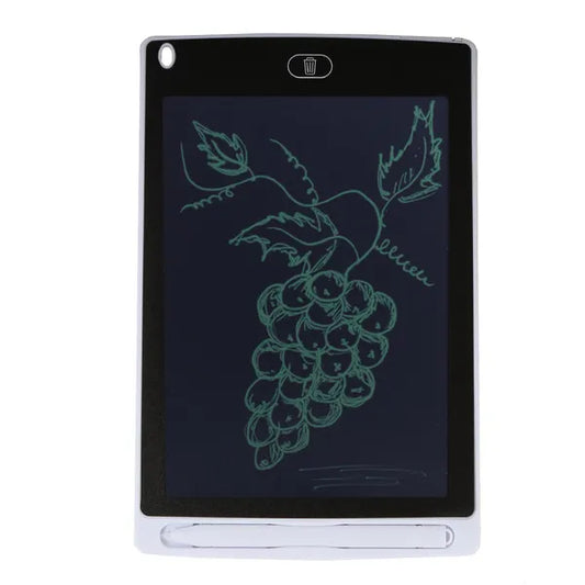 8,5" LCD rajztábla gyerekeknek és jegyzeteléshez, fehér, ceruzával