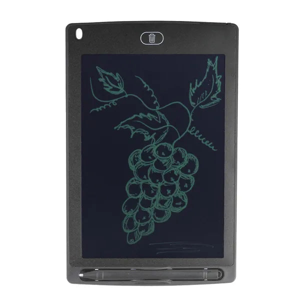 LCD rajzoló-író tábla 8,5″ érintőtollal, fekete
