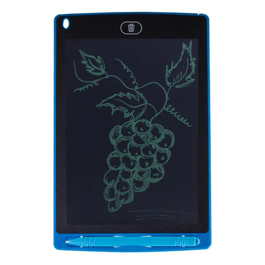 8,5" LCD rajztábla stylussal gyerekeknek, kék, képernyőzár