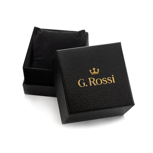 Férfi karóra G. Rossi Blues 43 mm, fekete/rosegold, acél szíj