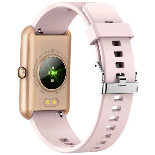 Rubicon RNCE83 női okosóra IP68, vérnyomásmérő, rózsaarany/pink, 1,47" TFT