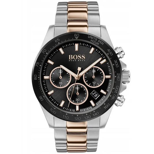 Hugo Boss Hero férfi kronográf karóra, rozéarany-ezüst, 43 mm (1513757)